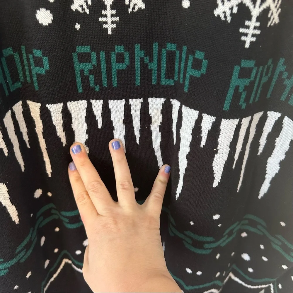 Ripndip hohoho knit sweater